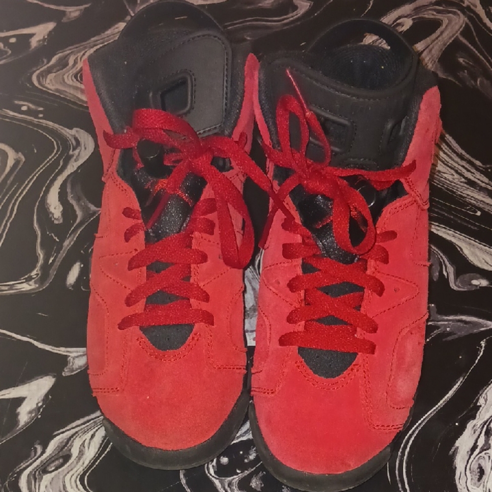 Jordan Kids Sneakers Red Black